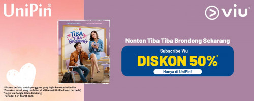 Nonton Tiba Tiba Brondong di Viu! Subscribe di UniPin Diskon 50%!!